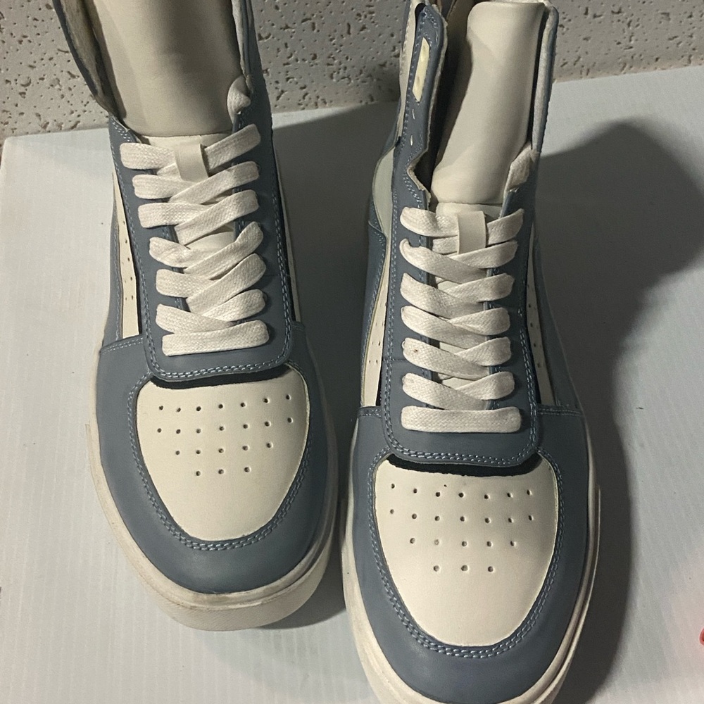 INC International Concepts Blue and White Sneakers